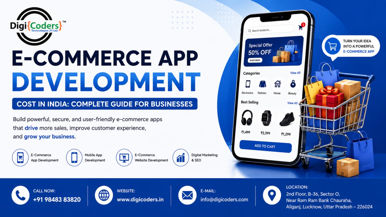 E-commerce App Development Cost in India: Complete Guide