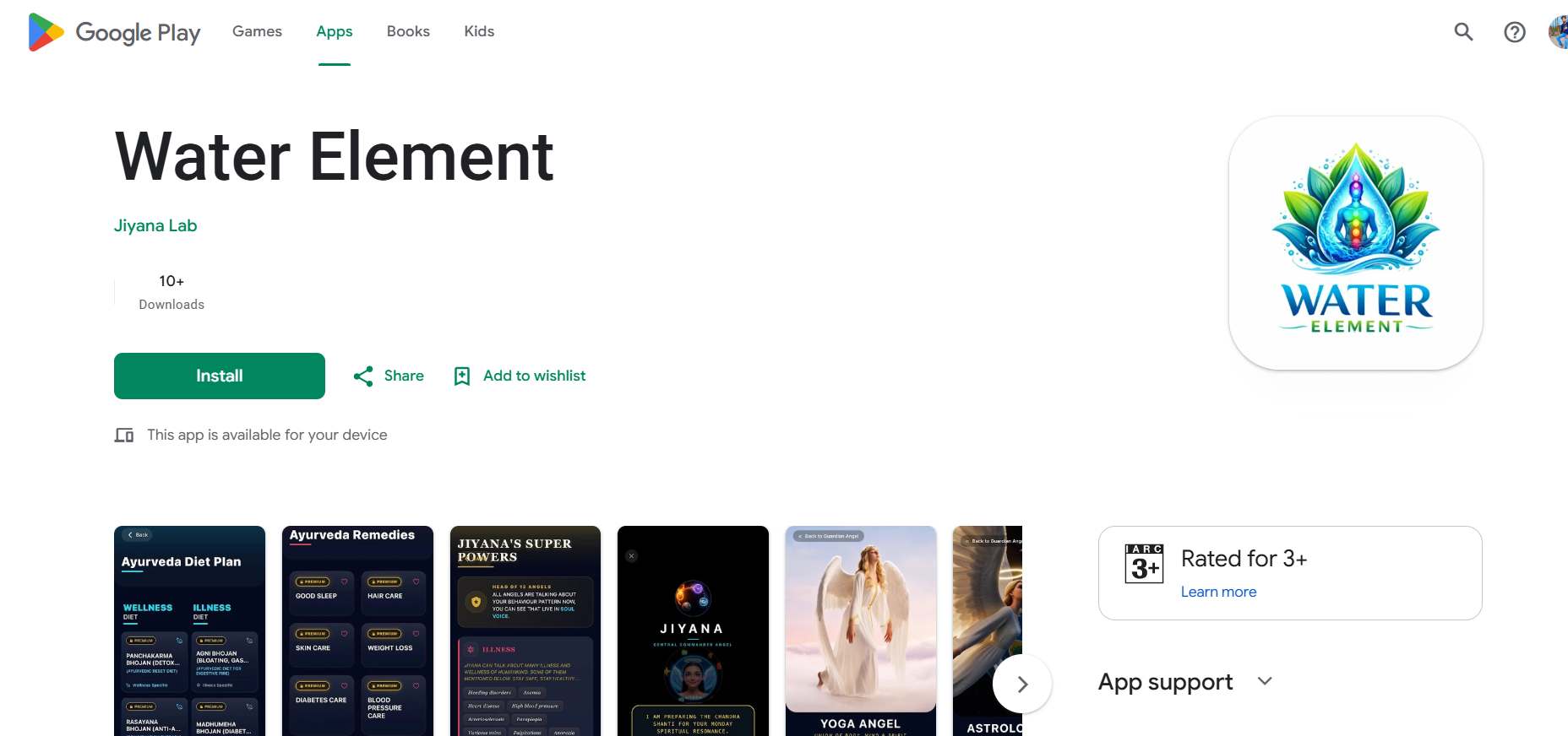 Water Element App