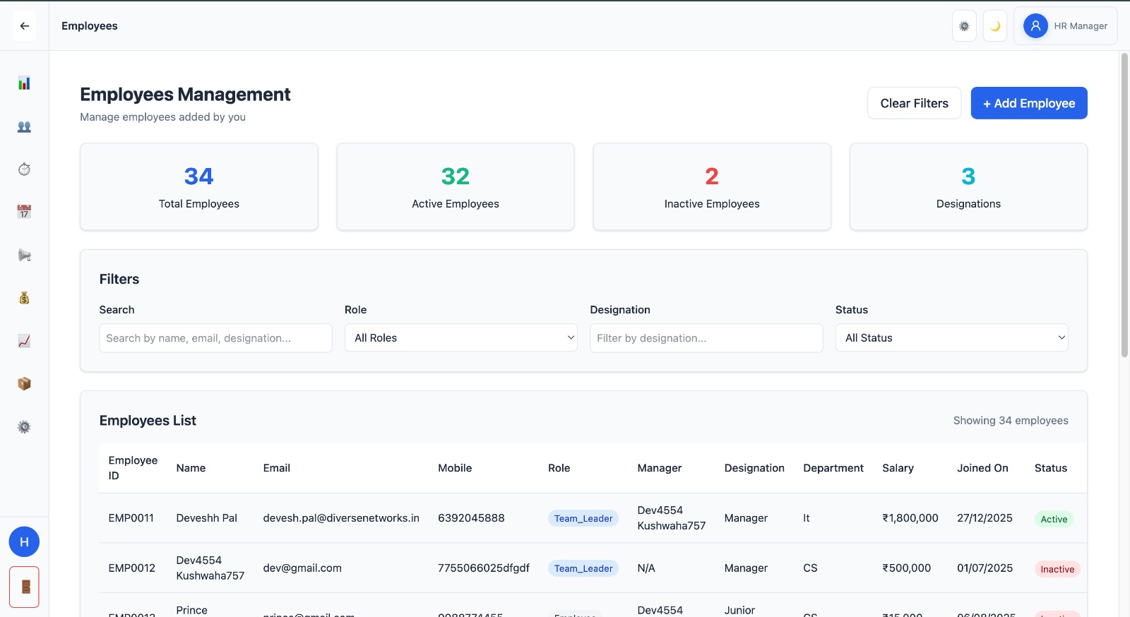 HRMS Software